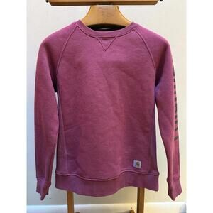 Women’s Carhartt Cranberry Crewneck Sweatshirt Sz Small.
